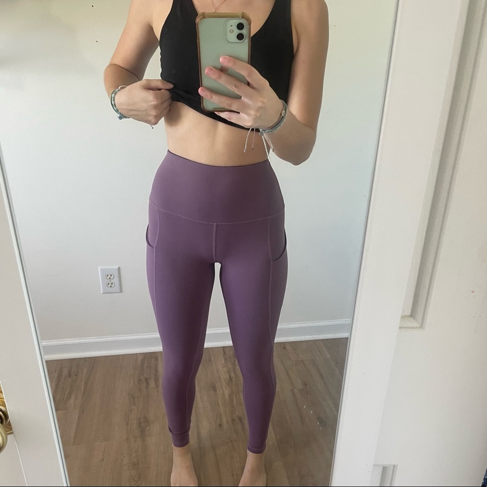 Ododos plum pocket leggings